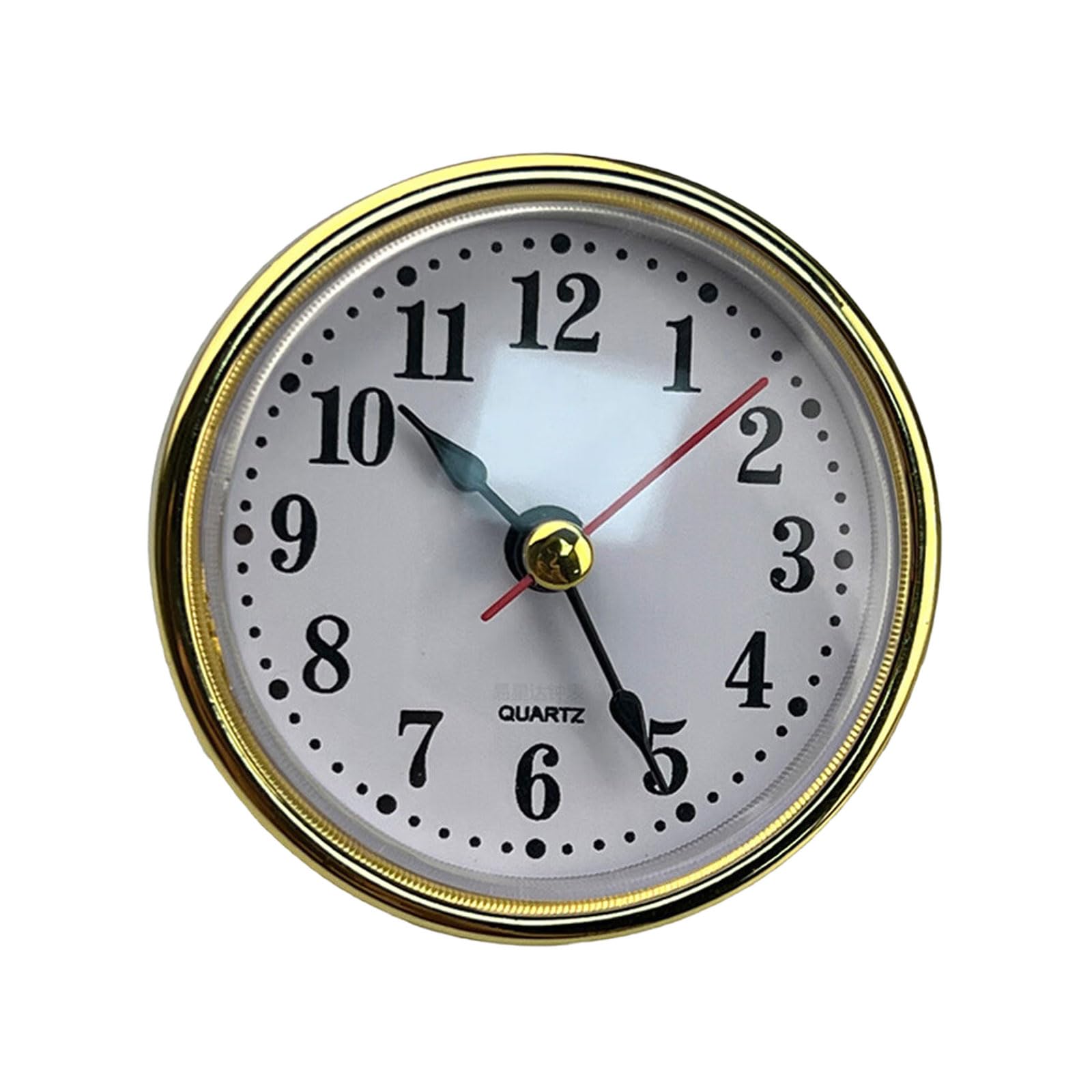 HDOYTXXM Minis Clock Insert 2.56Inch Quartzs Movement Miniature Face Round Clocks Head Inserts Arabic/Roman Numerals Minis Round Movement