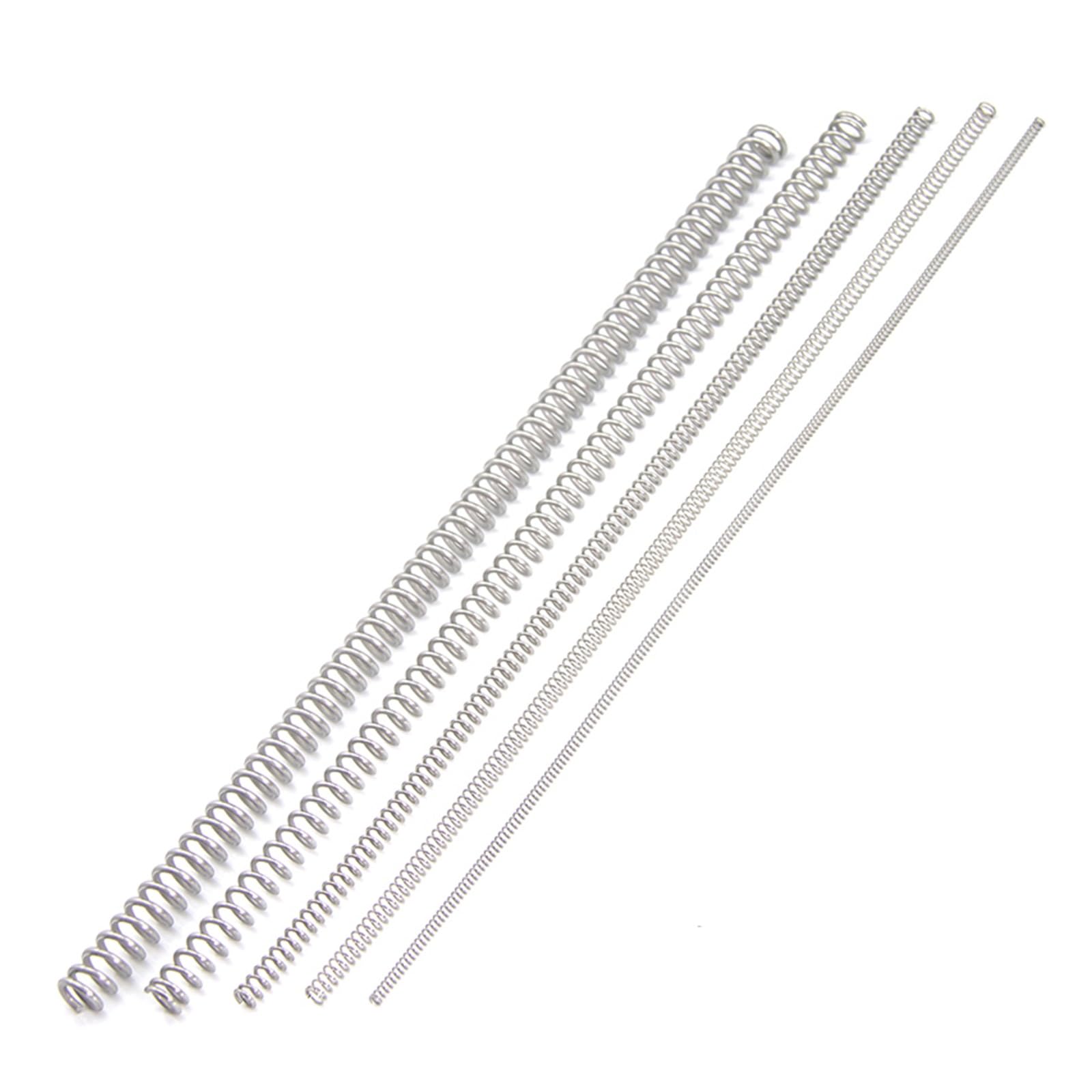 1 0pcs 30 5 mm sprężyna sprężyna w kształcie litery litery Y Długie ciśnienie Drut Dire 0,7/0,8/1/1,2 mm 304 Stal nierdzewna