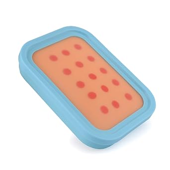 Ultrassist Injection Training Pad for Nurse, Skin-Like Intradermal Practice Model for Medical Student, Artificial Hypodermic Injection Trainer (Training Use Only)