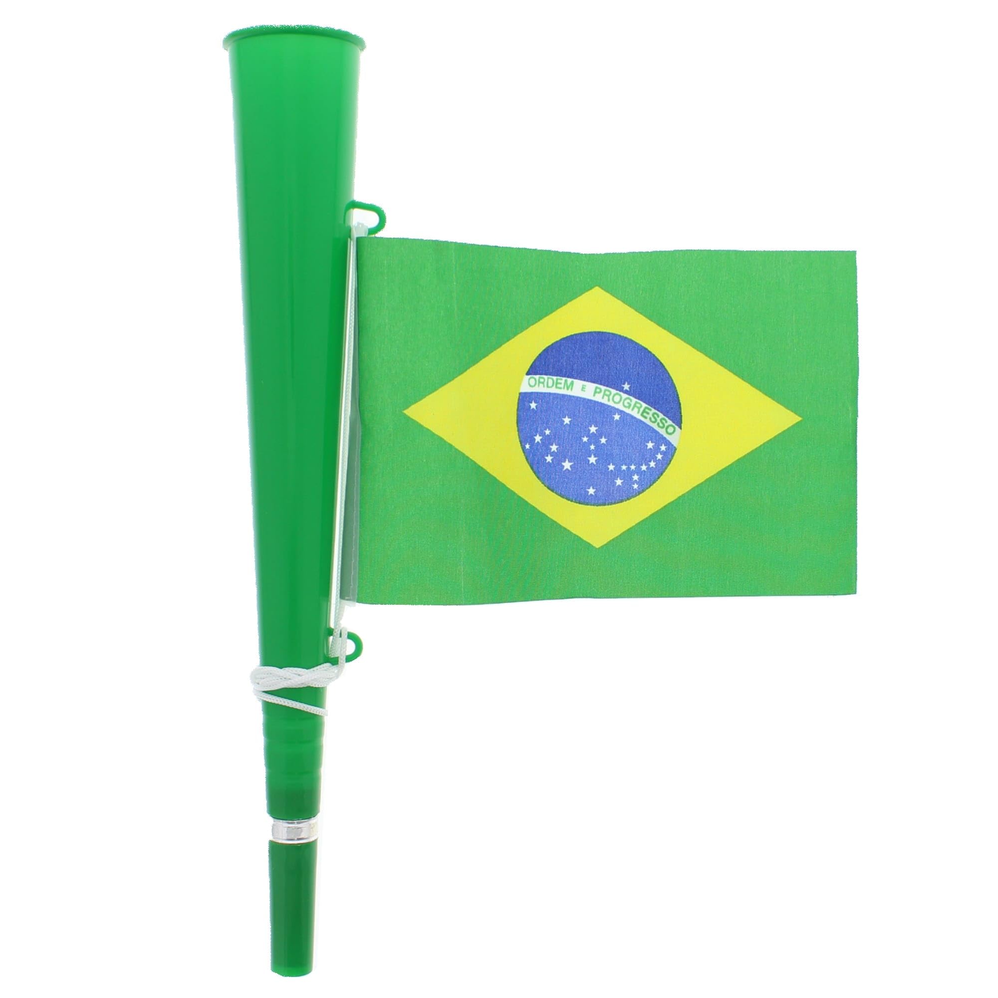 Zac's Alter Ego Bright Loud Carnival Festival Party Woofer Blow Horn with Flag & String