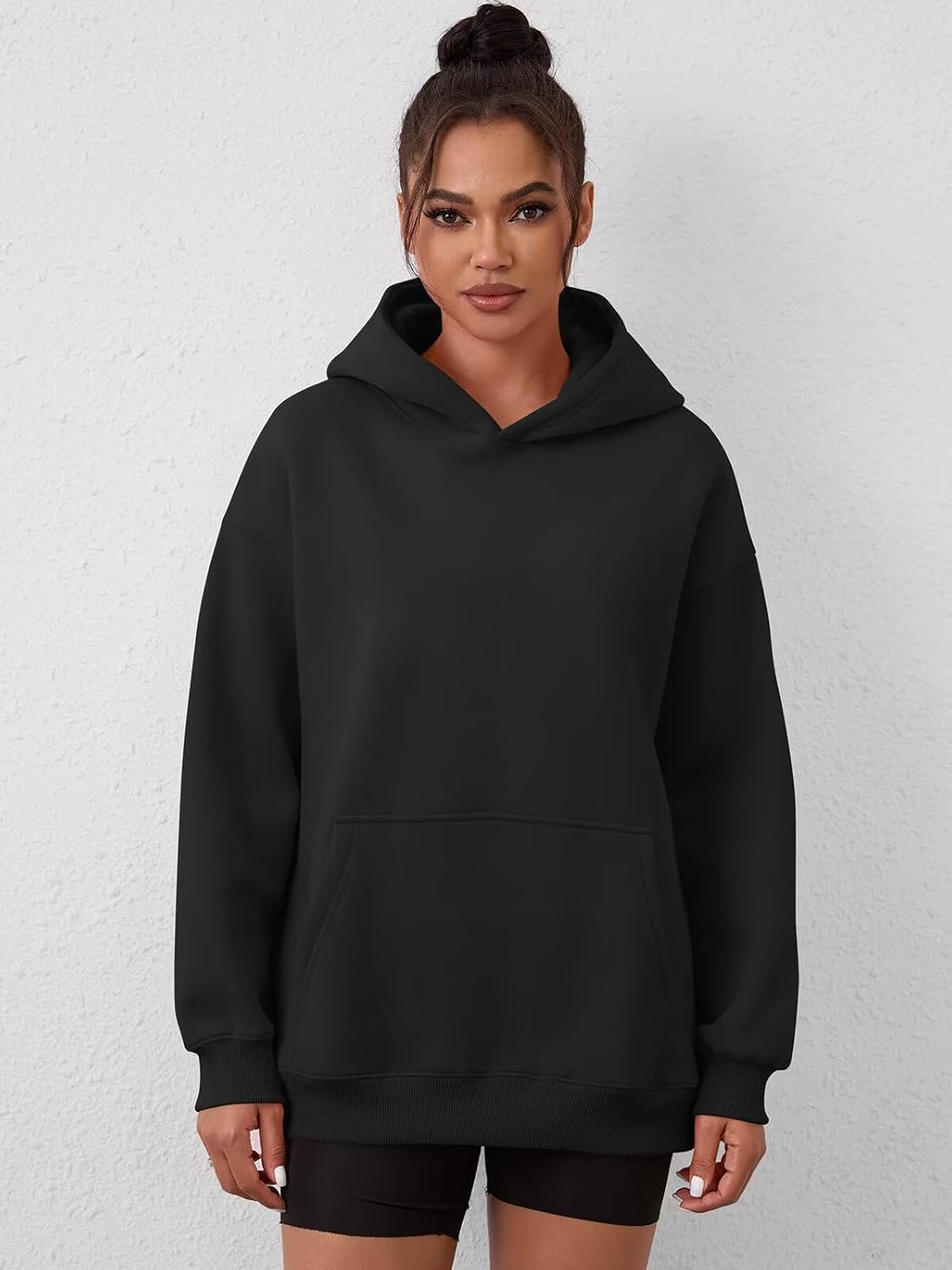 ORANDESIGNE Womens Oversized Letter Print Hoodies Graphic Fleece Sweatshirts Long Sleeve Pullover with Pocket 2026 - Image 2