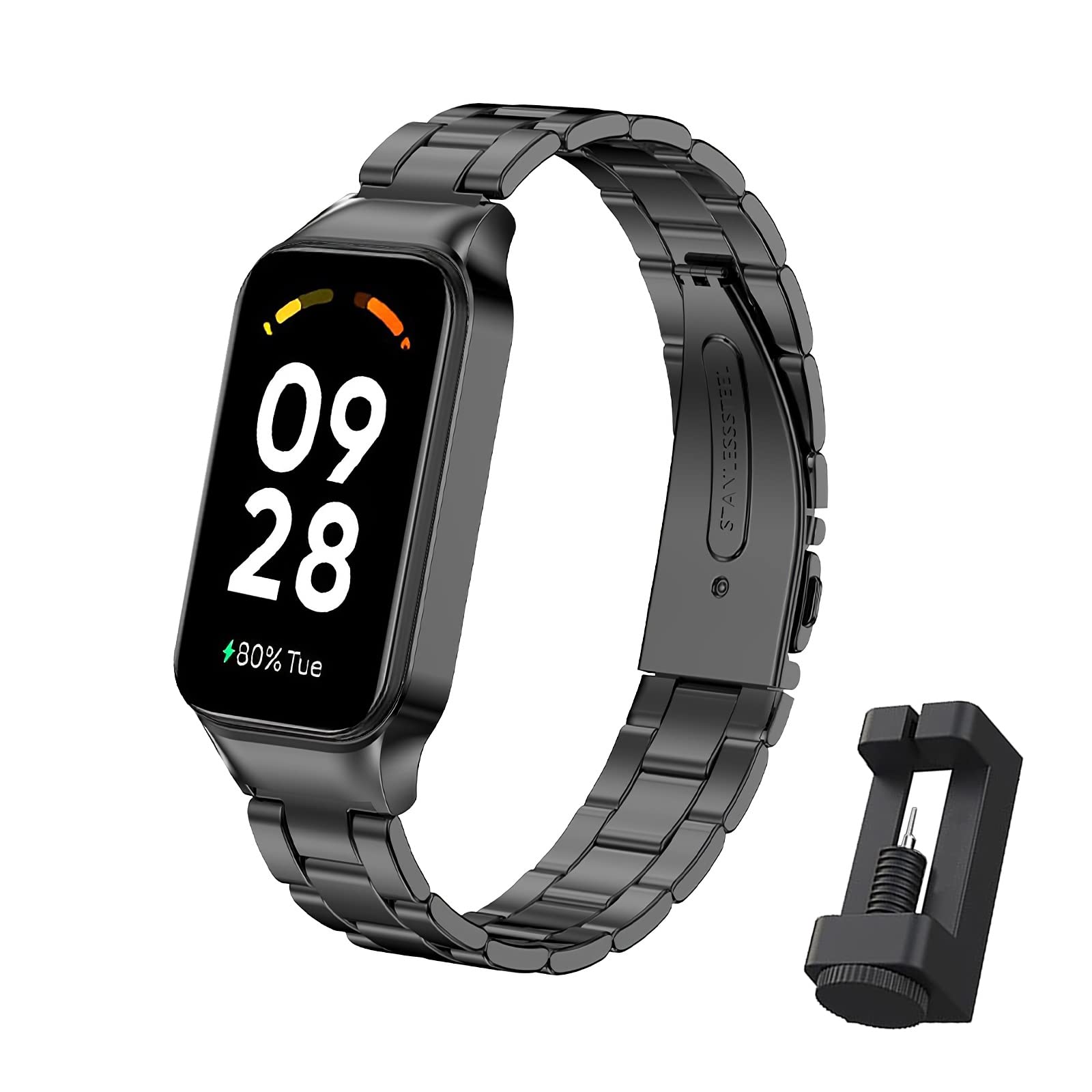 Cinturino in acciaio inossidabile per Xiaomi Mi Band 8