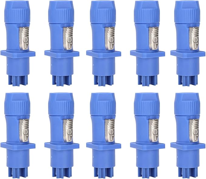 10 Sets 3 Pin PowerCon Male Female Plug, Professional Stage