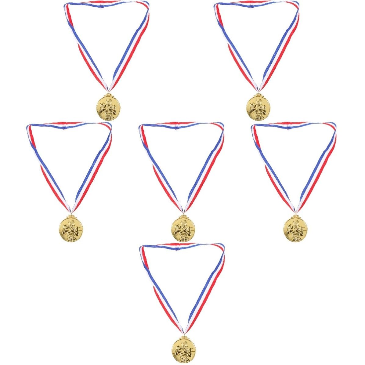 jojofuny 30 Stück Goldene Wettbewerbsmedaille aus Zinklegierung