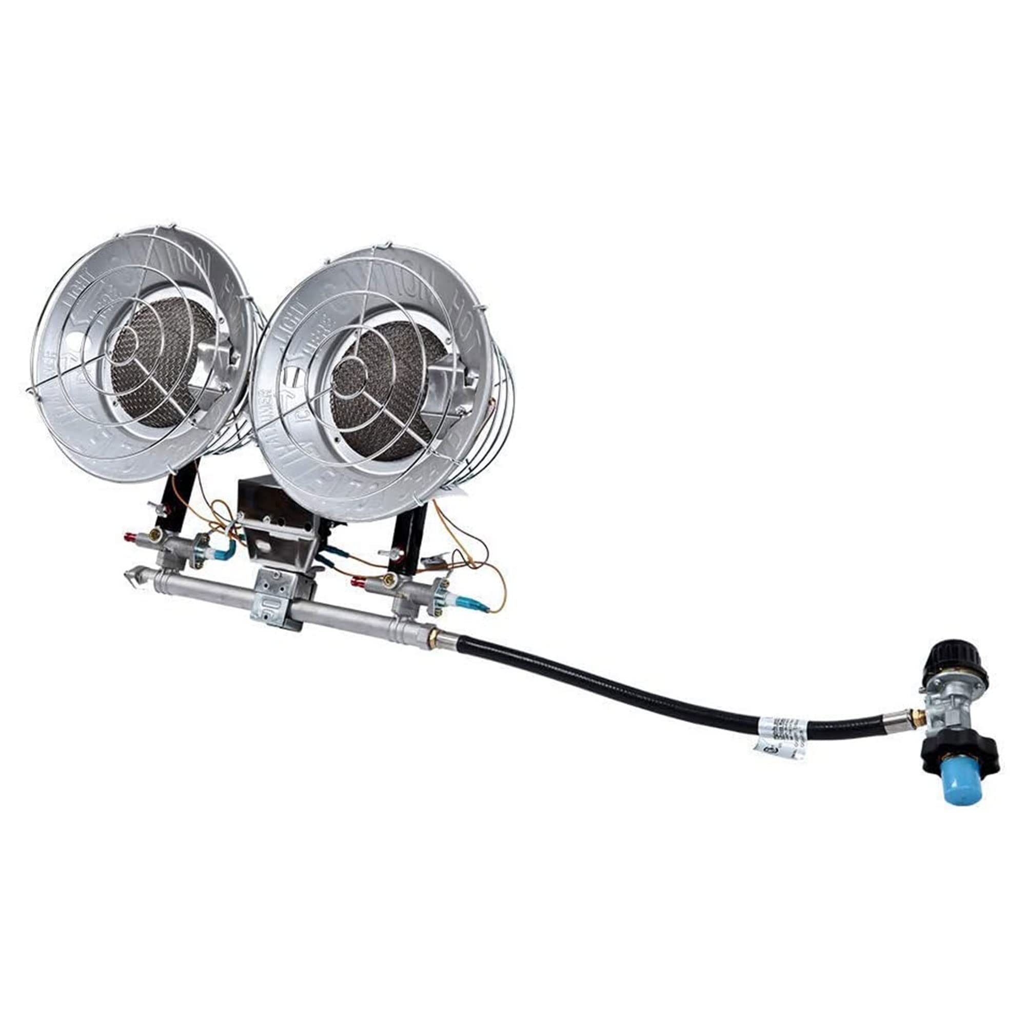 Remington 32,000 BTU LP Propane Double Head Tank Top Heater