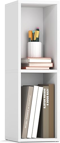 Miniatura 9 de VASAGLE Colección Custos - Estantería, librero de 4 niveles, estante para libros, estante de almacenamiento abierto, 9.4 x 11.8 x 41.7 pulgadas,