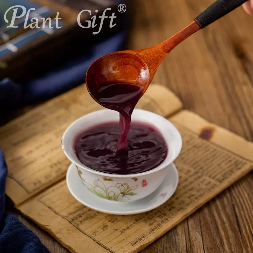Plant Gift 100% Pure Black Rice Powder 黑米粉 Natürliches schwarzes Reismehl, großes Aroma für Getränke, gesundes Gewürz, fügt Geschmack und Geschmack hinzu, Nicht-GVO-Pulver, 100G/3.25oz