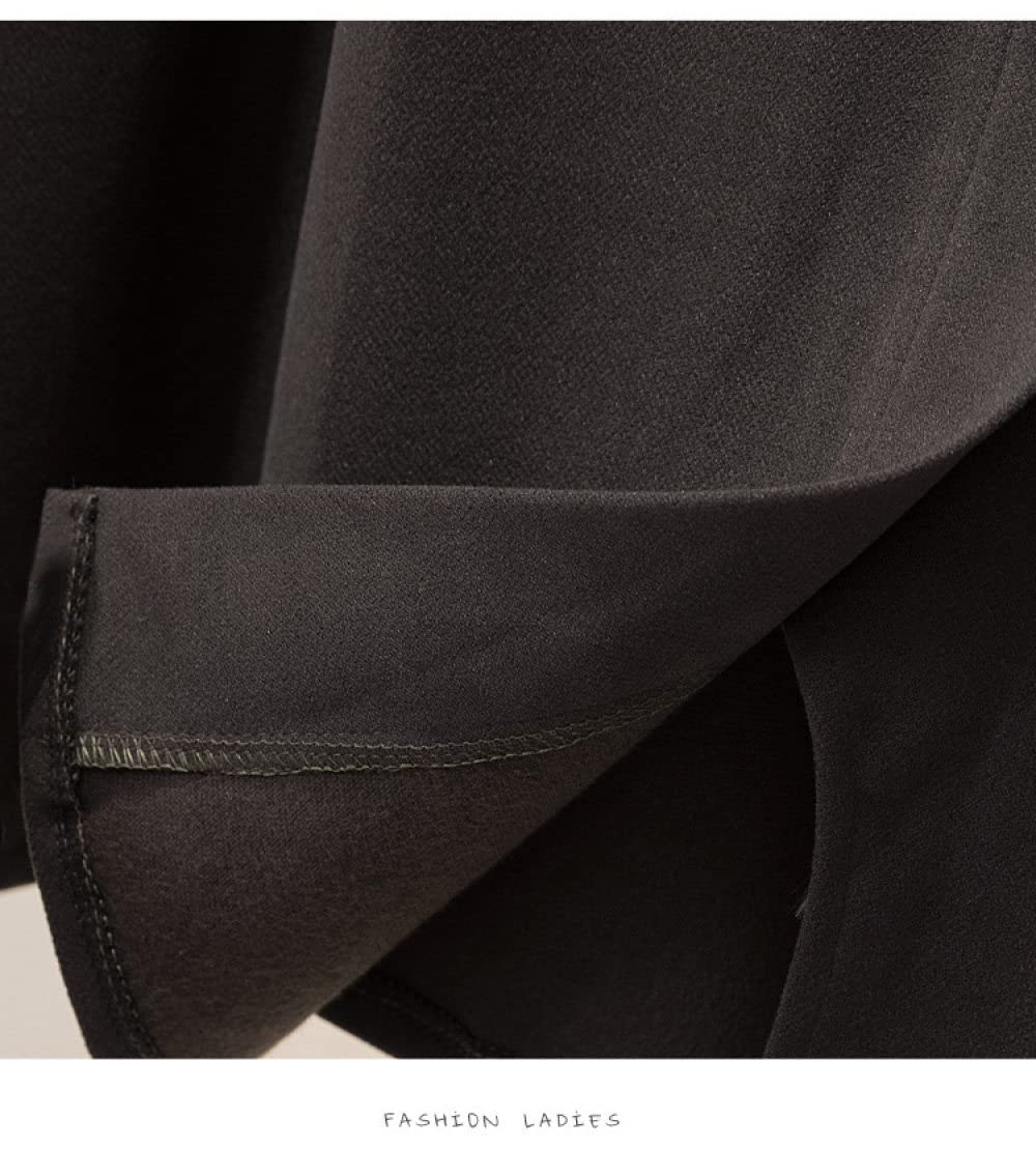 Gonne Lunghe Invernali, Orlo Irregolare Marrone Elasticizzato Con Cintura Gonna A Vita Alta A Pendolo Grande Gonne Invernali Taglie Forti Gonna Arricciata A Trapezio Midi Gonne A Pieghe Per Le Donne