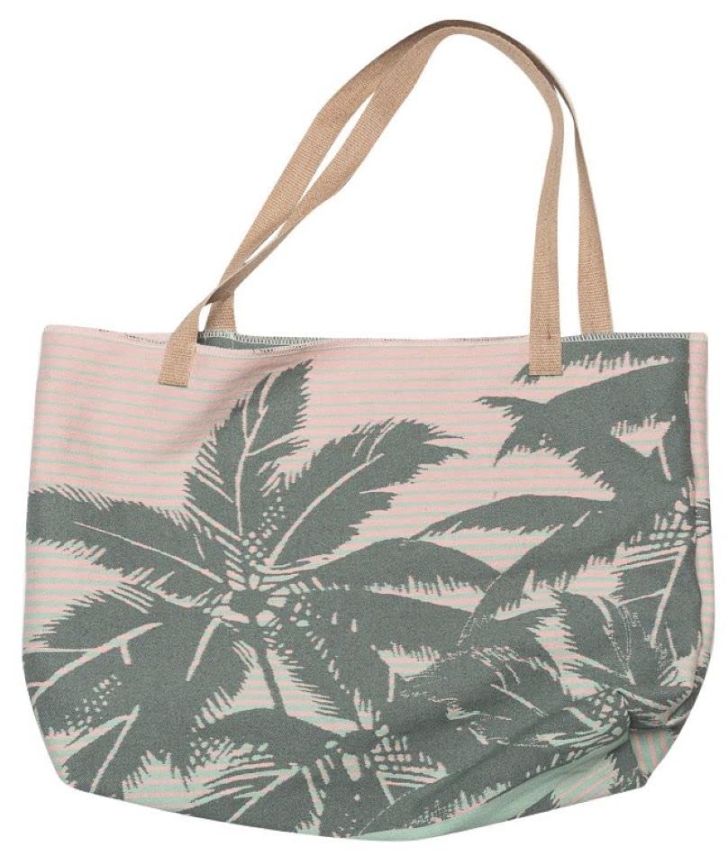 Sac Goliath Palmen David Fussenegger grand volume de rangement en tissu vert 65x40
