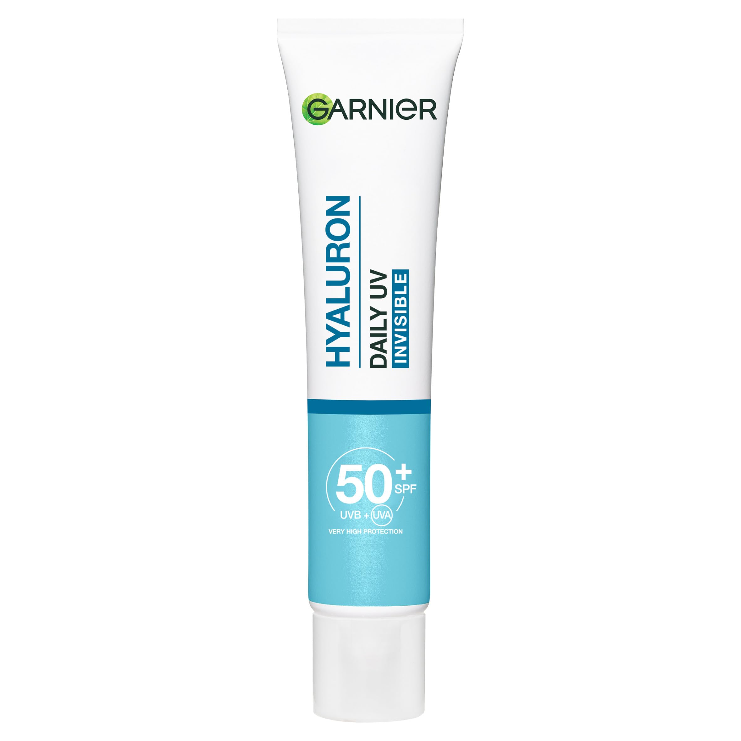 Garnier Hyaluron Barrier Protect Daily UV, Invisible Hydrating Fluid, SPF50+, Hyaluronic Acid & Glycerin