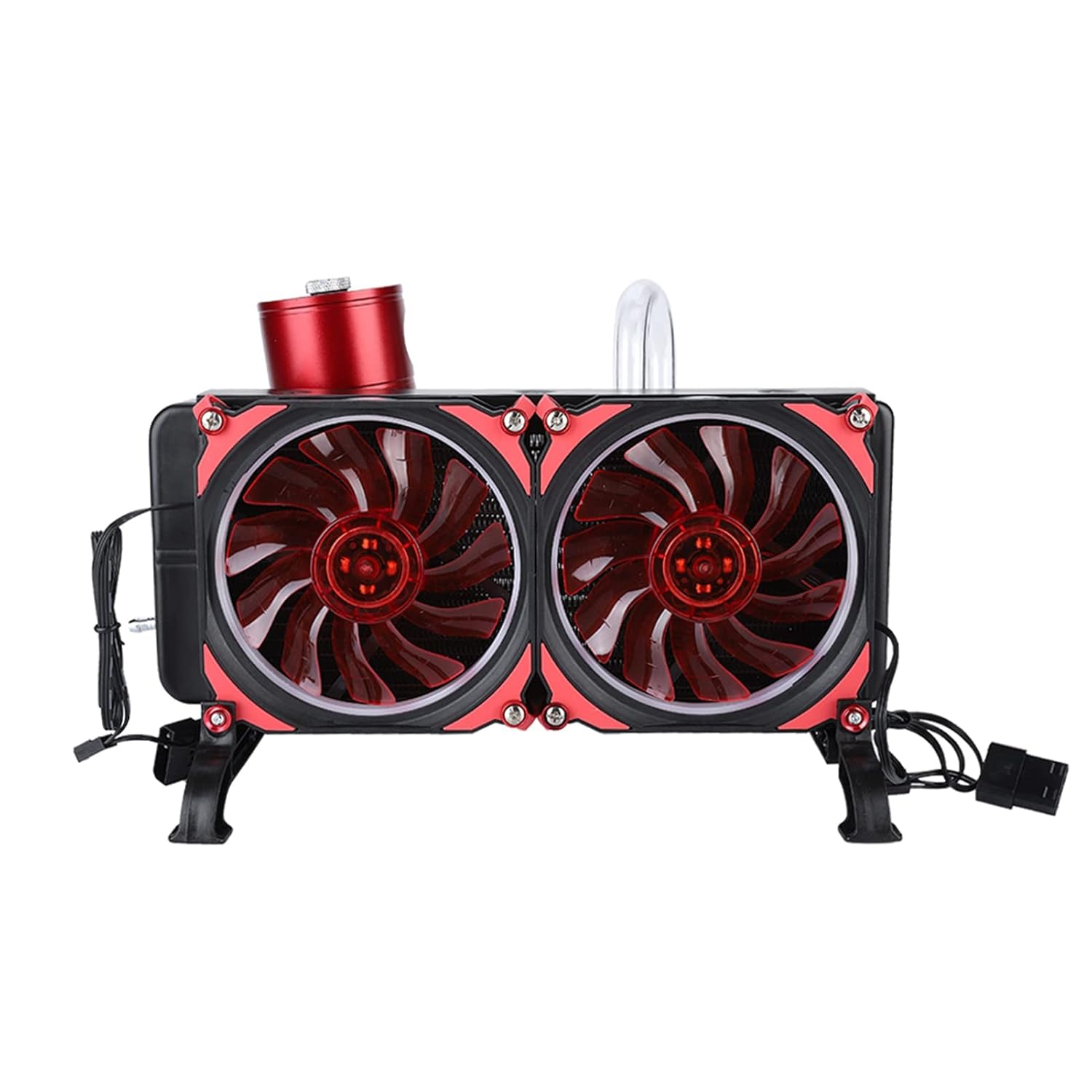 Laptop Cooling Fan,Notebook Computer WaterCooled Set PC Liquid Cooling Kit,Water Row Fan Water Mounting Accessories,Contains All The Bits Need Easy to Installation