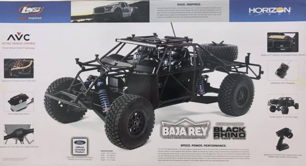Amazon.co.jp: Losi Baja Rey 1/10 F150 ラプター RTR ブラシレス