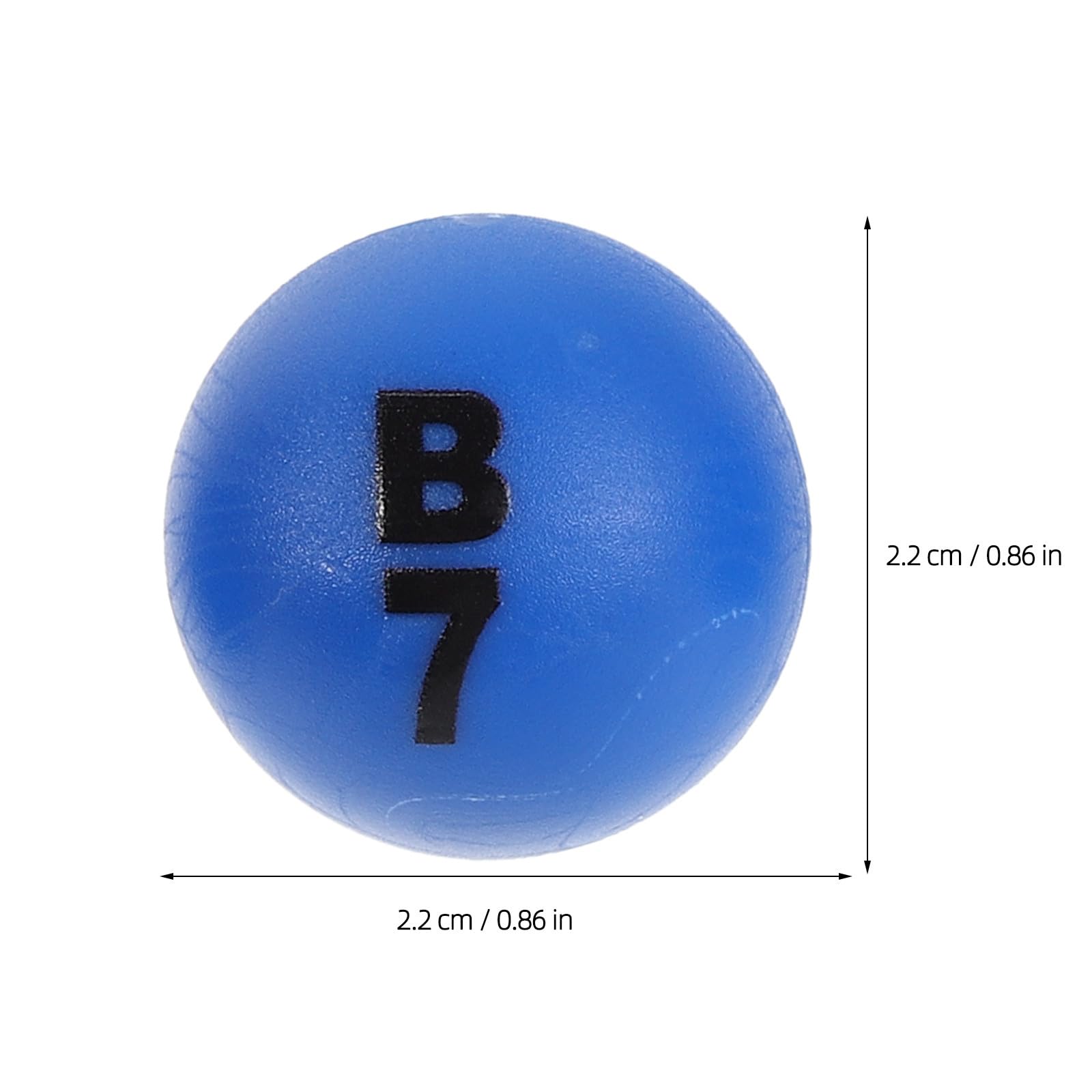 Gatuida 75 Bolas de Bingo con números: 1-75 Bolas de Bingo de Colores