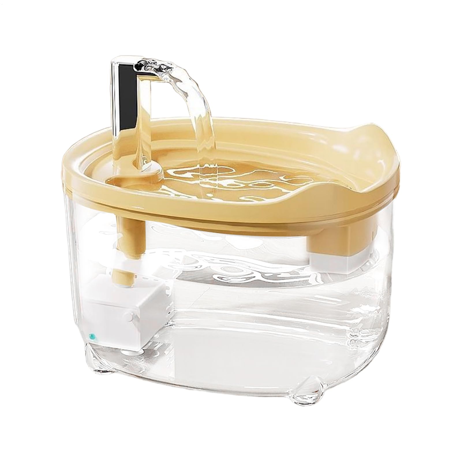 Dispensador de agua silencioso para mascotas con sistema de circulación y filtrado 1.5L