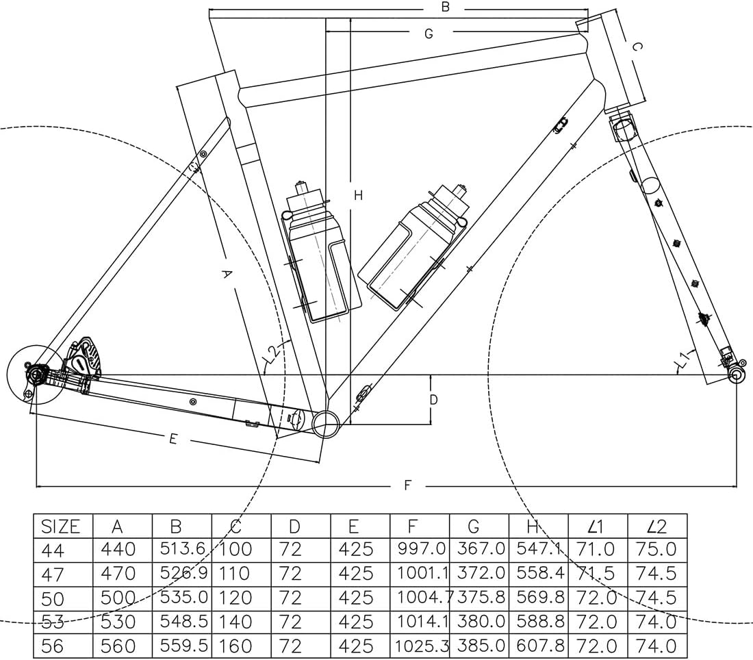 700C Gravel Road Bike Frameset 44/47/50/53/56cm Cr-Mo Steel Bike Frame Disc Brake Travel Bike Frame Thru Axle 100/142mm