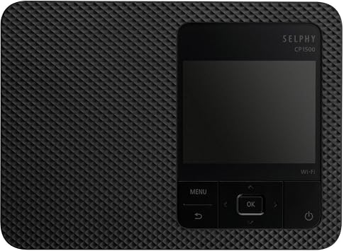Canon SELPHY CP1500 Compact Photo Printer Accessory (Black) Bundle