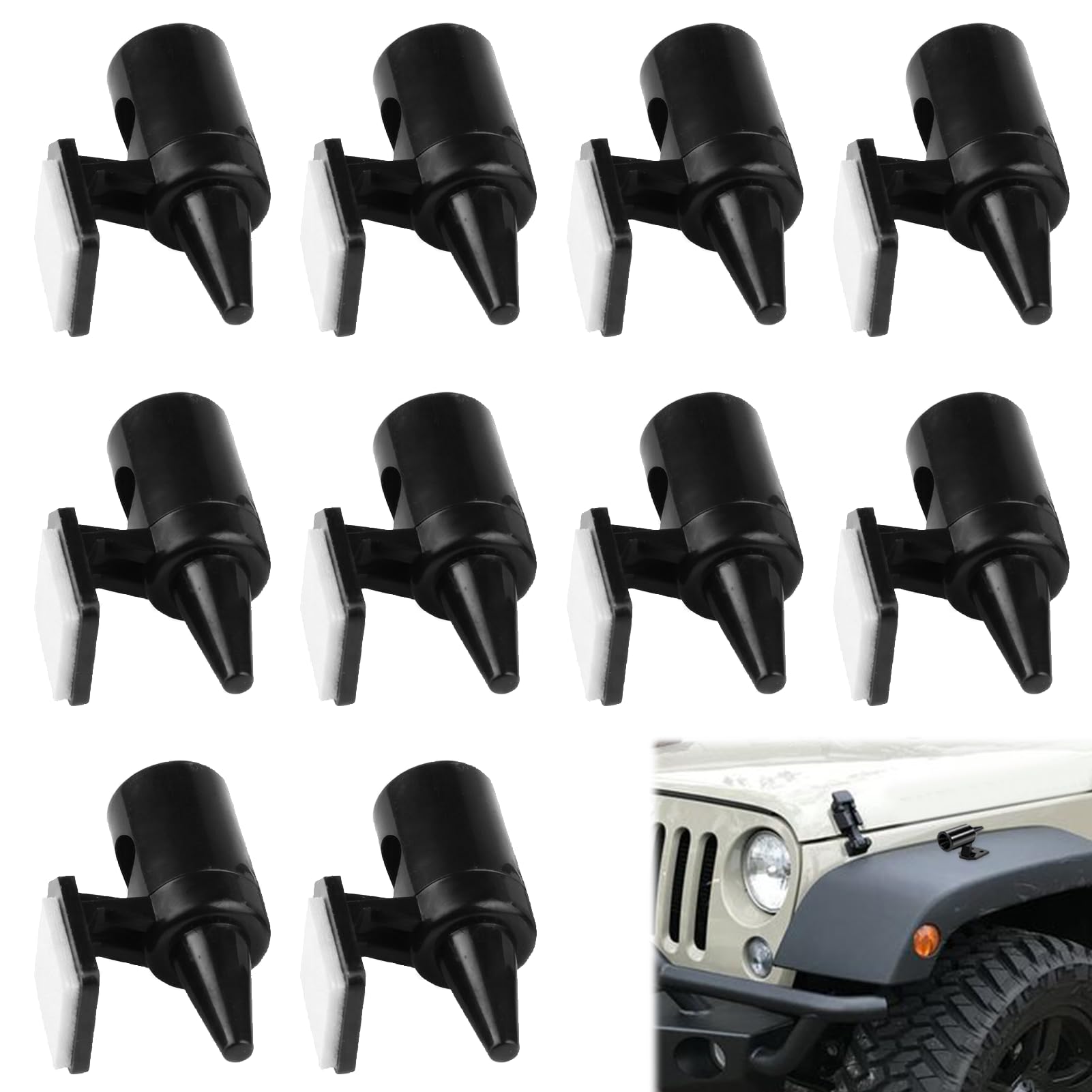 Menibeuty 10PCS Sifflet Ultrason Anti Gibier, Repulsif Sanglier et Ultrason Voiture, Dispositif de Sécurité pour Véhicules en Zones Rurales