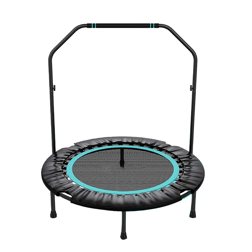 Trampolín de Fitness para Adultos, 101 cm de diámetro, trampolín aeróbico de Interior, soporta hasta 200 kg, Entrenamiento de Resistencia y Fitness, Azul Lago