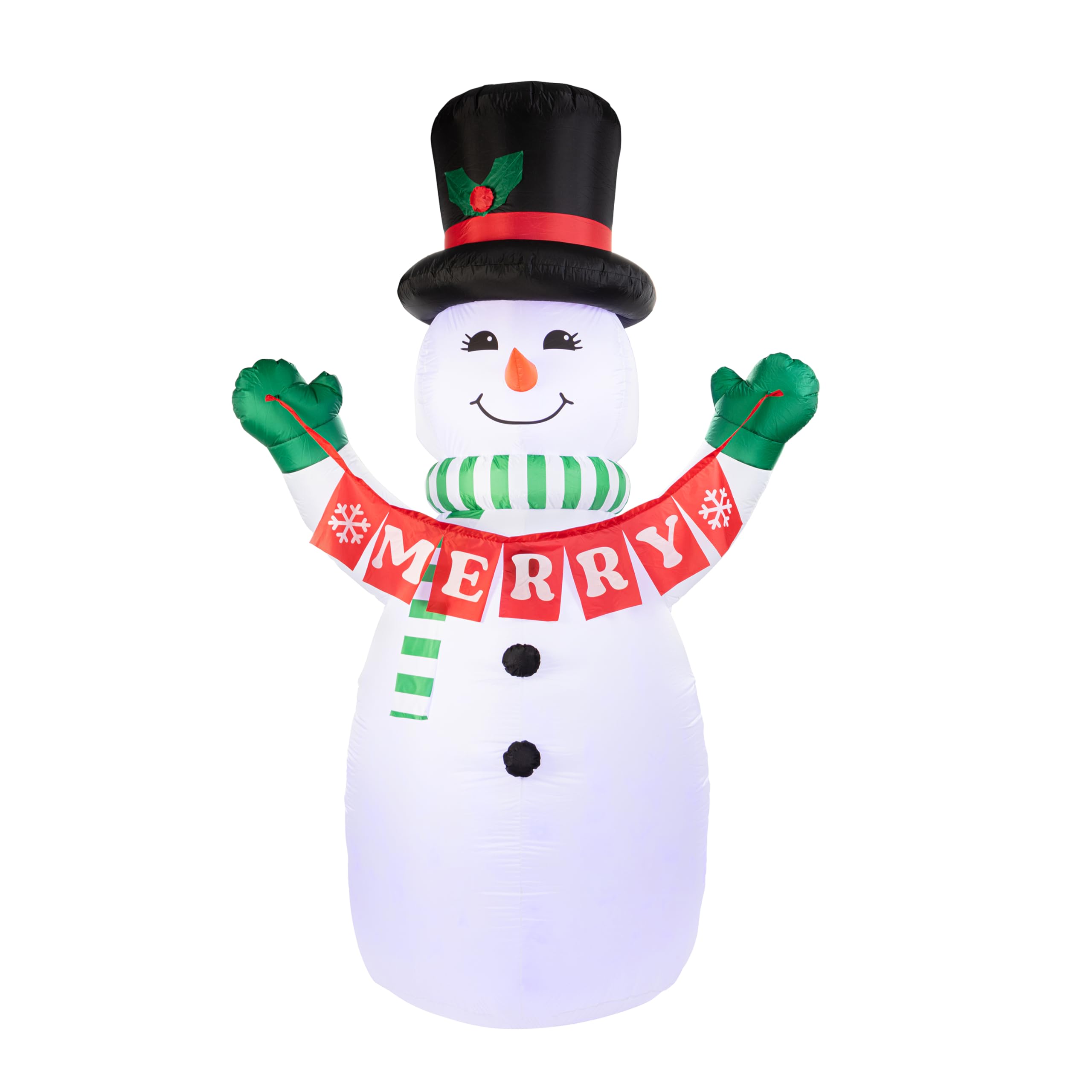 Mr. Christmas Bonhomme de neige gonflable d'extérieur 3 m