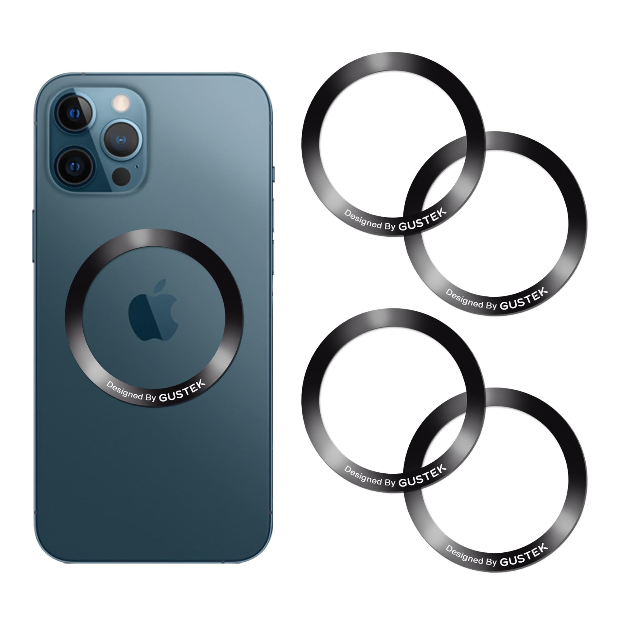 Amazon | GUSTEK 磁気増強 メタル マグセーフ シール Amazon | GUSTEK 磁気増強 メタル マグセーフ シール