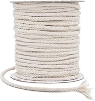 TennWell 5mm Macrame Cord 165ft Beige Braided Cotton Rope - Thick Twine for Plant Hangers, Wall Hangings, Dream Catchers & DIY Crafts