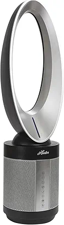 Hunter ExtremeAir Tower Bladeless Air Purifier. 2-in-1 Air Purifiers for Home & Bladeless Fan Combo. Bedroom Air Purifier Cooling Fan. Oscillating, 9 Speeds, Touch Control. Black