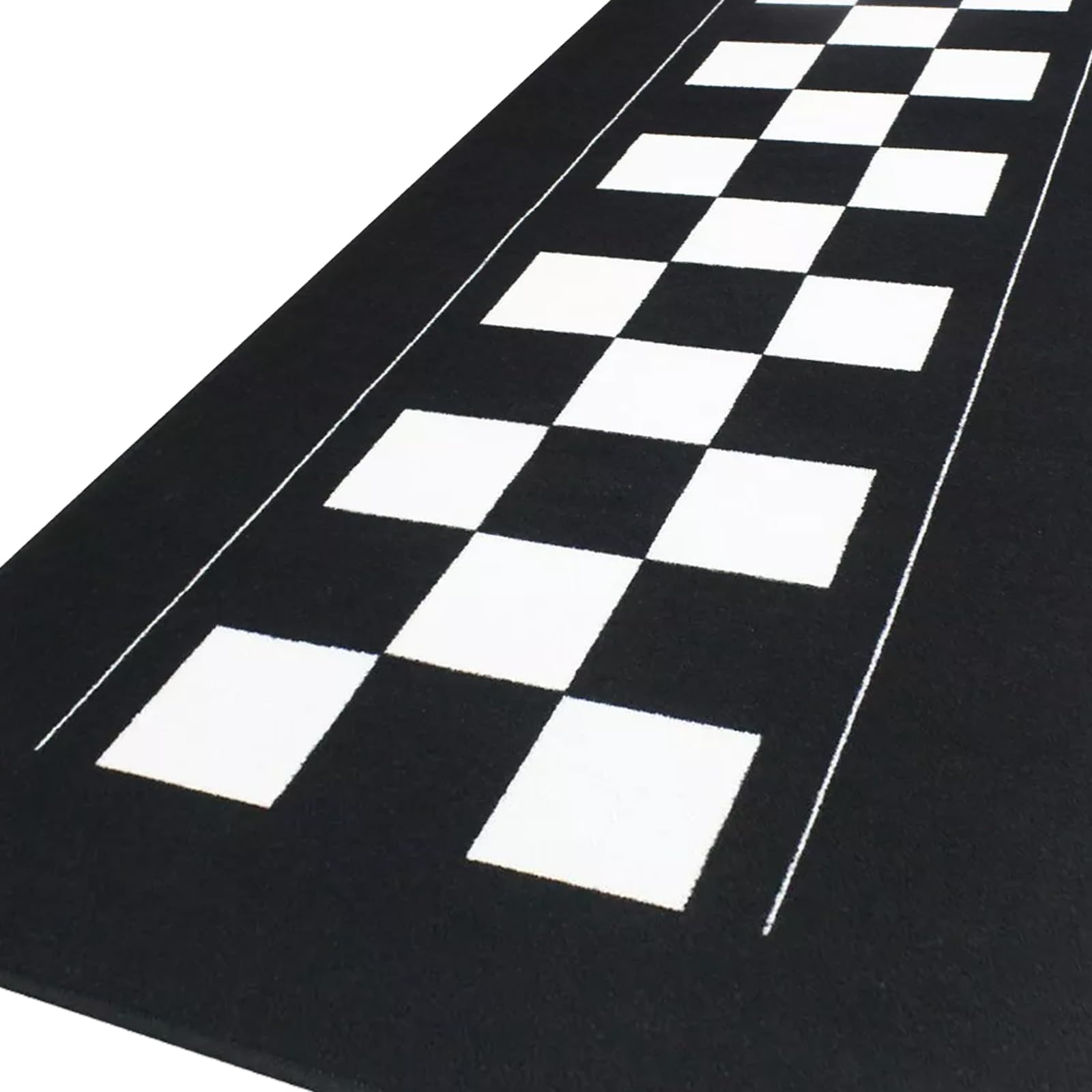 BIKETEK Alfombrilla de garaje serie 4 tablero de cuadros 190 x 80 cm