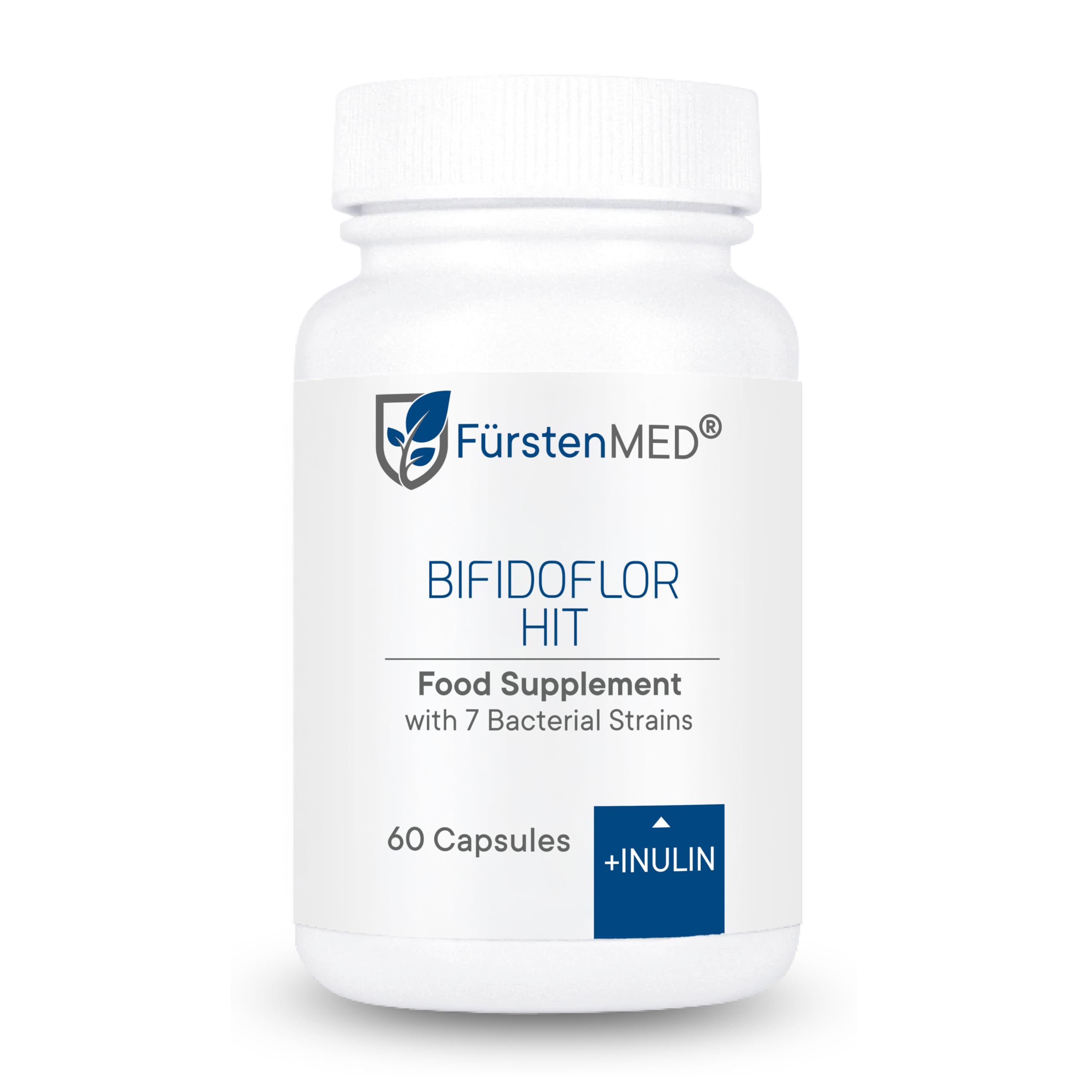 FürstenMED® Bifidoflor HIT avec 7 souches probiotiques – Lactobacillus Salivarius, Gasseri, Rhamnosus et 4 bifidobacterium – Complément alimentaire normal pour la santé digestive intestinale – 60