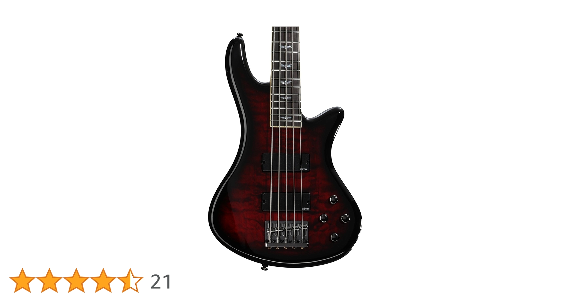 ベース SCHECTER Stiletto Extreme-5 Amazon | Schecter Stiletto Extreme-5 Bass Guitar, Black