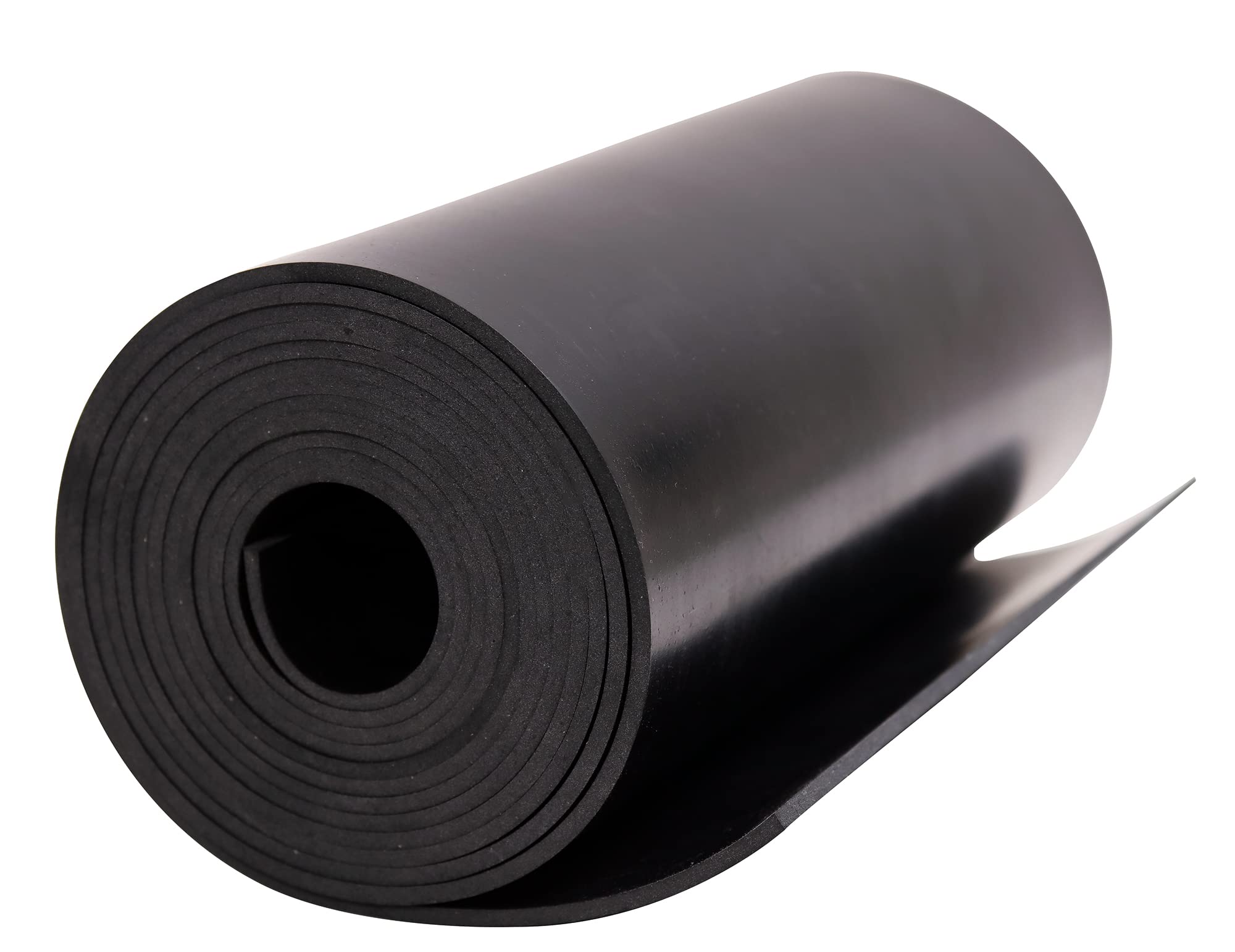 Neoprene Rubber Sheet Solid Rubber Strips Roll PadInsulation for Weather Stripping, Gasket, Shield, Costume, Seal, DIY (1/8 (.125)" Thick, 10" Wide X 10' Long)