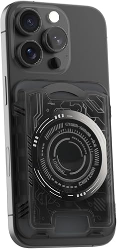 Maiddos Magnetic Phone 3-Card Holder，Lightweight Magnetic Wallet for iPhone, Com