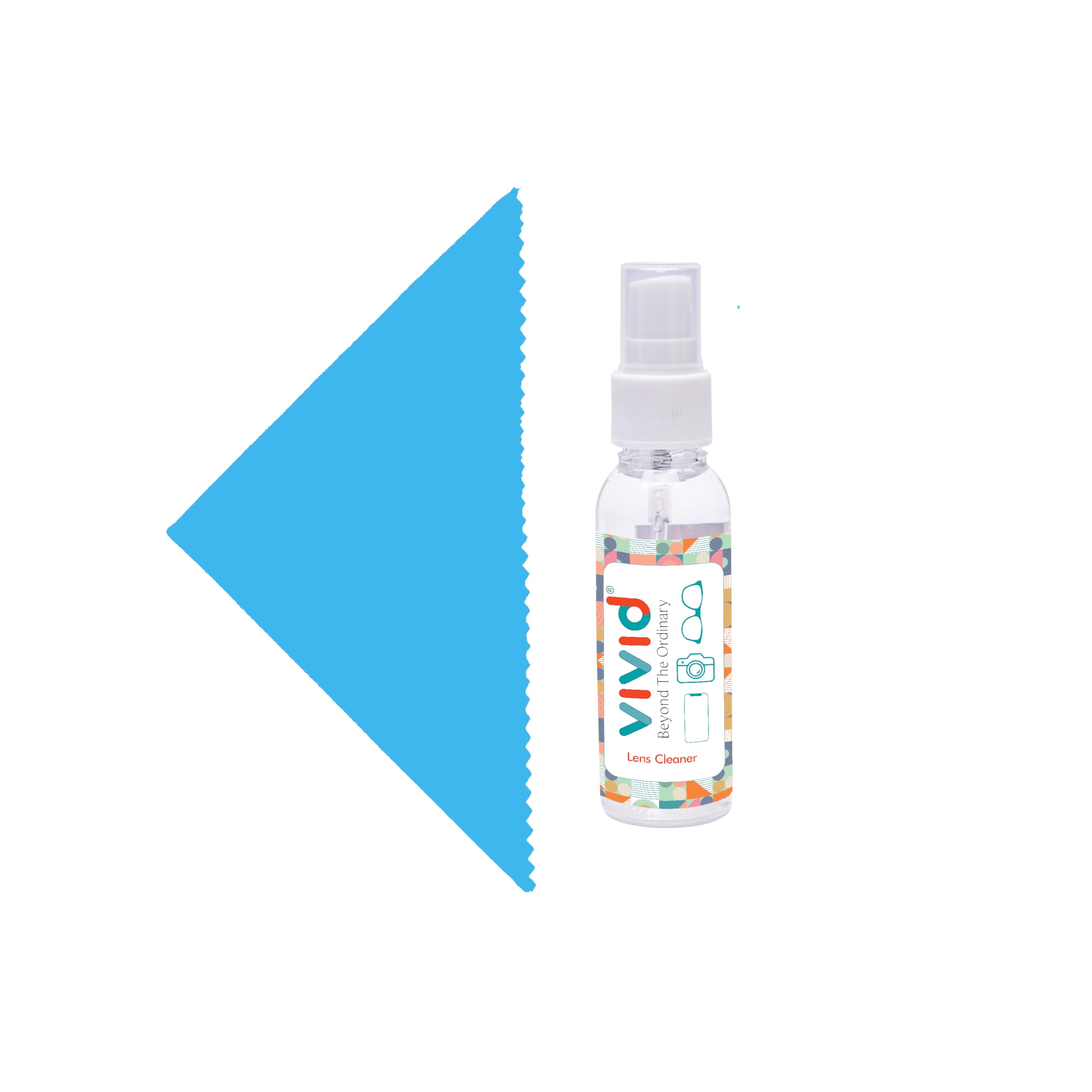 VividVisionInt® Lens Cleaning 200 ML Solution Spray Contain No Detergent No Foam for Spectacles Sunglasses Eyeglasses Mobile PC Laptop TV & Camera Cleaner 200ml with Cloth — Amazon image 9