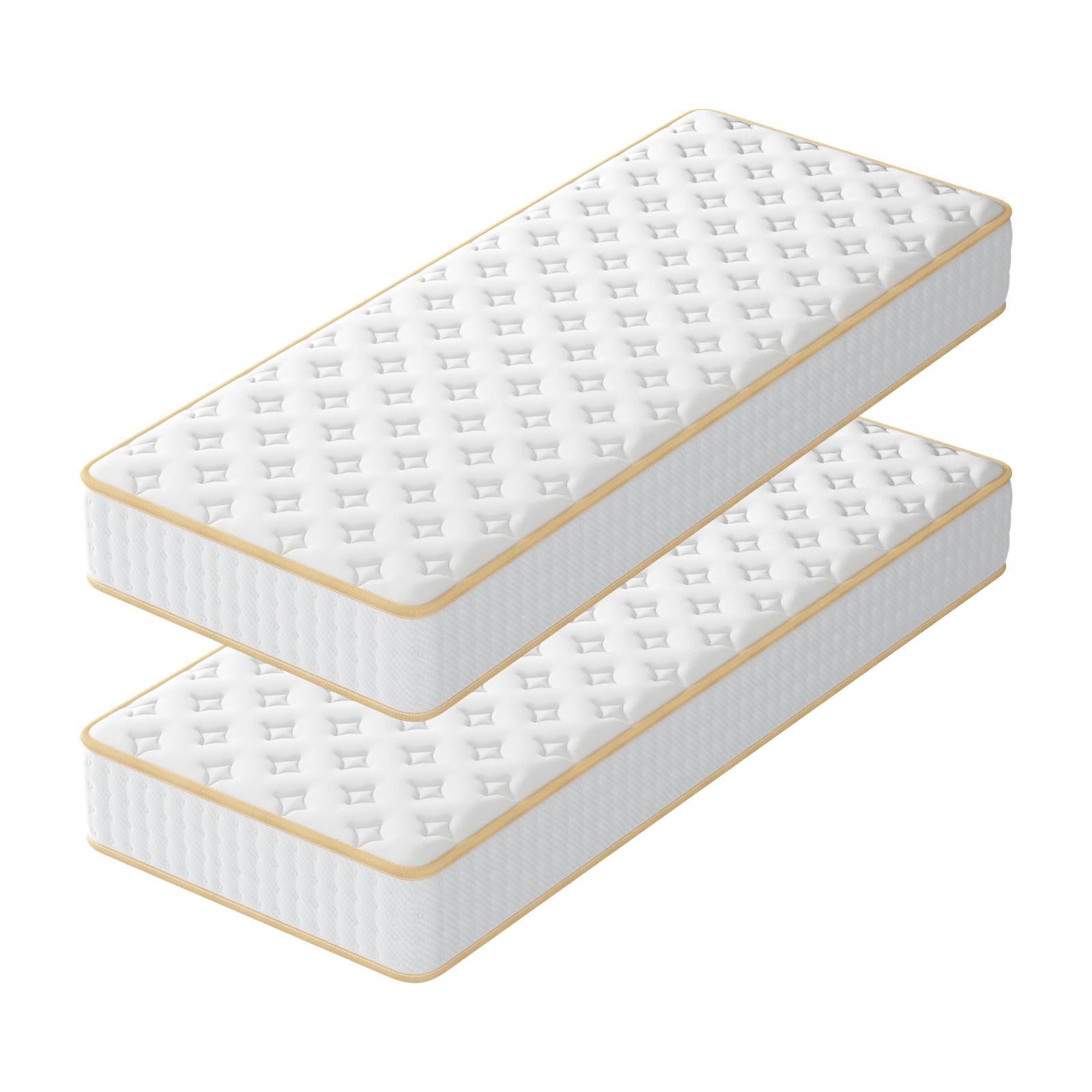 Stanew Matelas en Mousse,Épaisseur18cm, 2*Mousse A Mémoire Matelas,Parfait Soutien Haute Resilience Ultra Respirante,Matelas réversible à Deux Faces Entièrement Utilisables | Parfait Soutien Haute Resilience Ultra Respirante,Matelas réversible à Deux Face