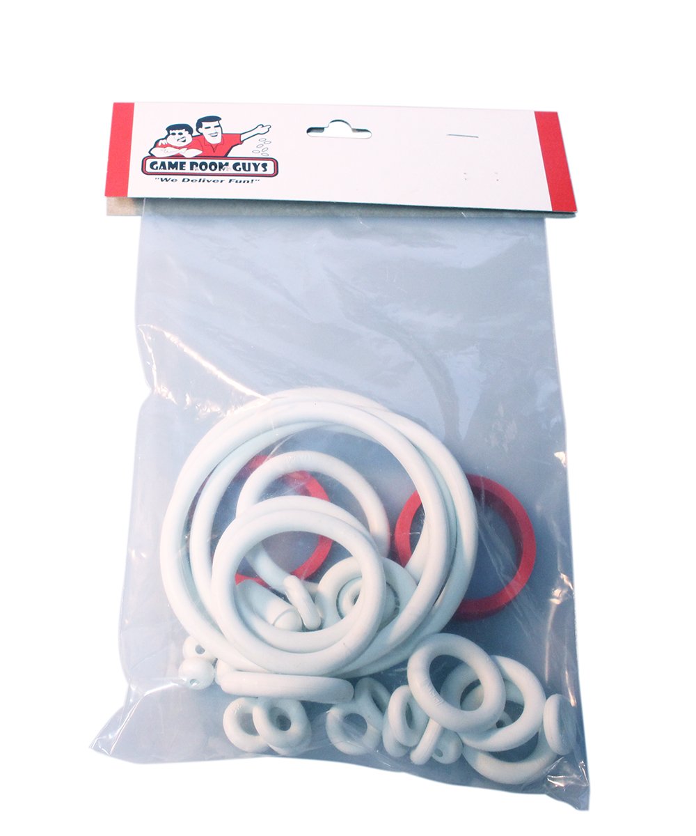 Game Room Guys Gottlieb Poseidon White Rubber Ring Kit