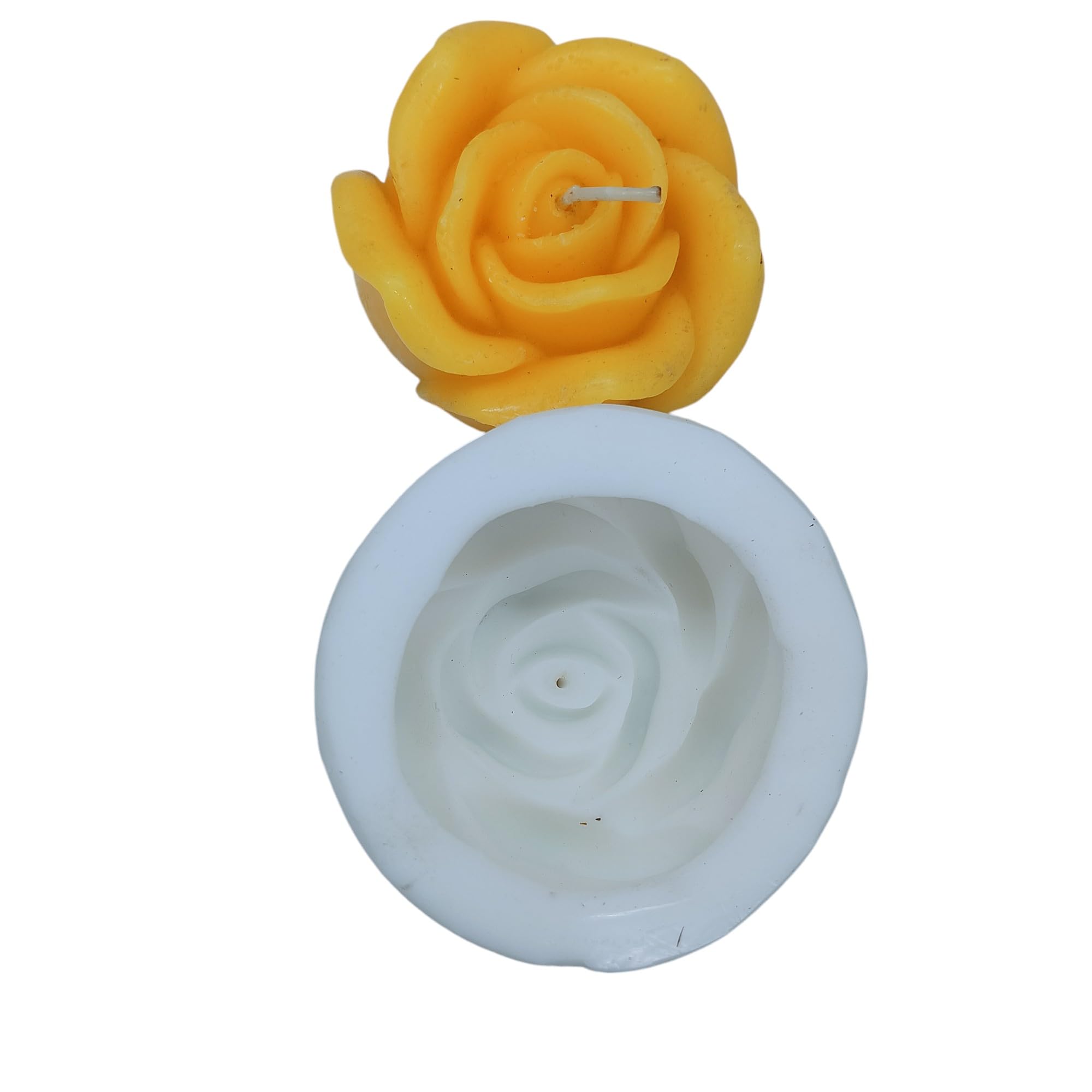 Niral Industriers Rose Flower Floating Silicone Candle Mould (Pack of 1 Pc)-image-7