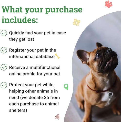 Miniatura 5 de Placa de identificación de perro con código QR, placa de identificación de mascota silenciosa grabada con perfil en línea (Bingo Bone)