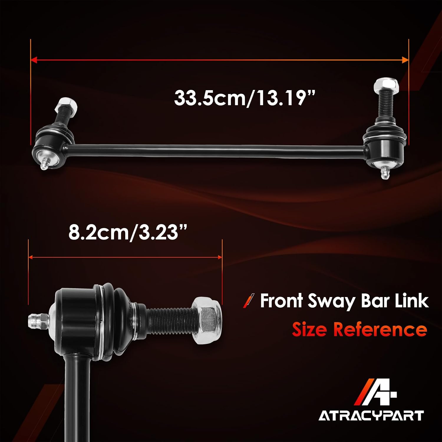 Sway Bar Front Stabilizer Bar End Link Fit For Chevrolet Equinox 2005-2008 Pontiac Torrent 2006-2009 Saturn Vue 2002-2007 K80460 K80461 2pc