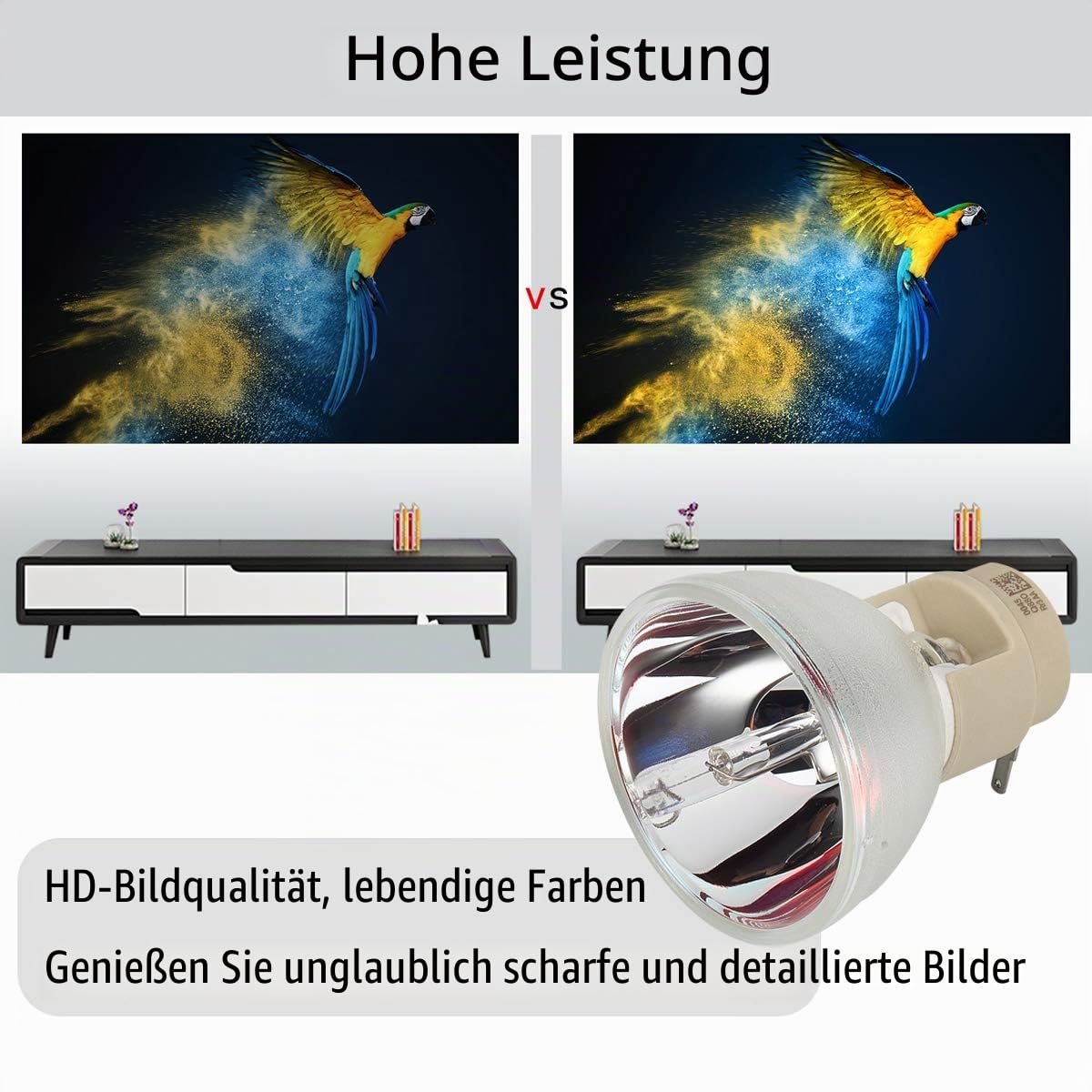 Beamer Ersatzlampe für BENQ TH681 MH680 TH680 TH682ST W1070 W1080ST MH630 TH681+ 5J.JAH05.001 5J.J7L05.001 Projektor lampe ohne Gehäuse