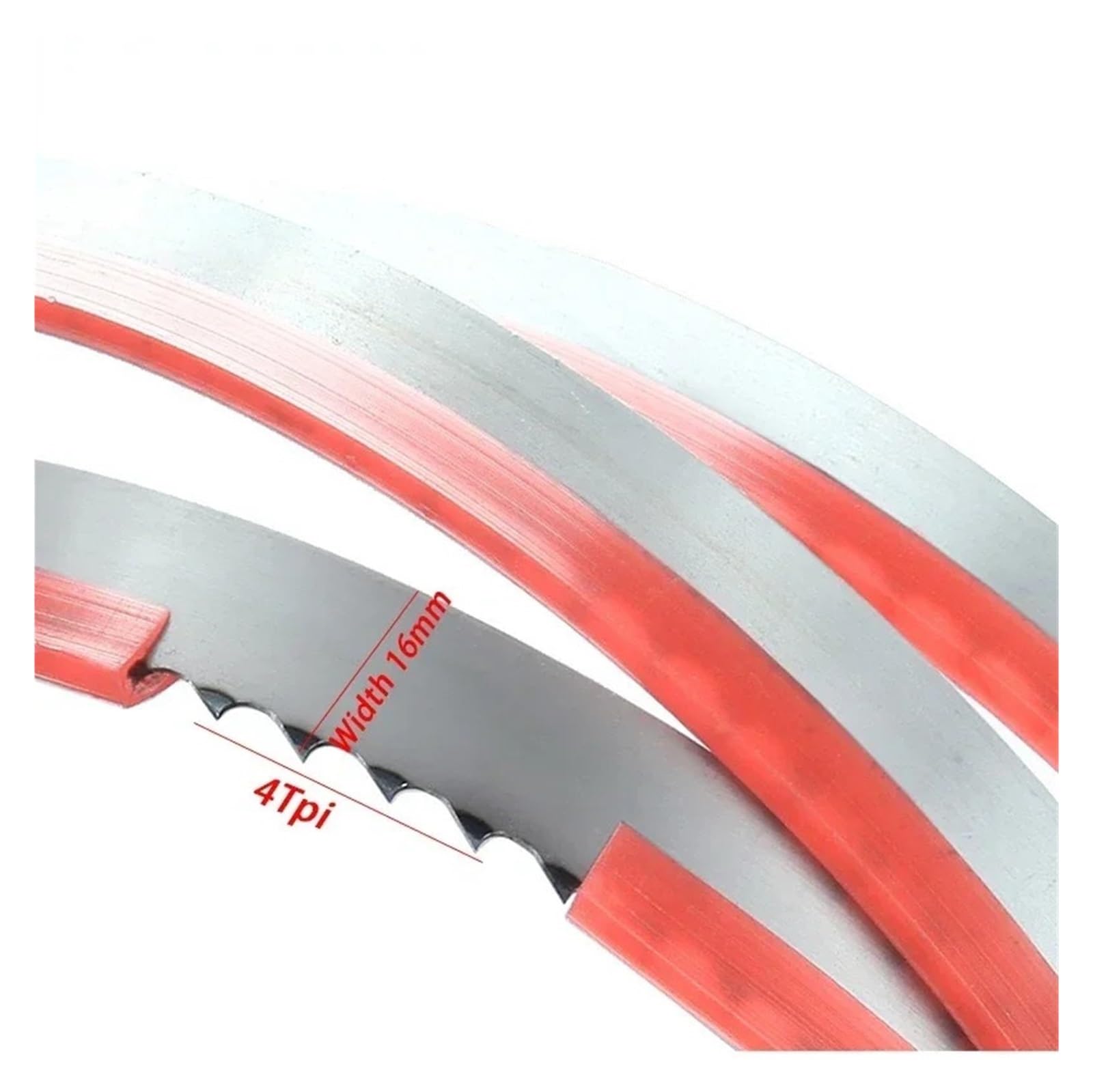 Hojas De Sierra 1200-2600mm Con Ancho 16mm Y 1650mm, Banda for Cortar Hueso, Carne Pescado Congelada, 1 Ud(Length 2040mm)