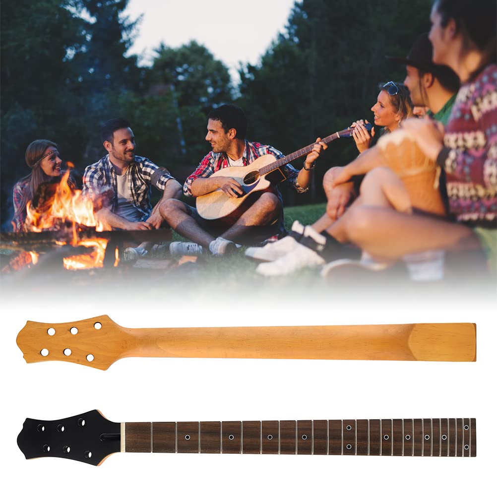 BTSEURY 24 tasti 65,6 cm manico in acero palissandro tastiera chitarra collo LP sostituzione