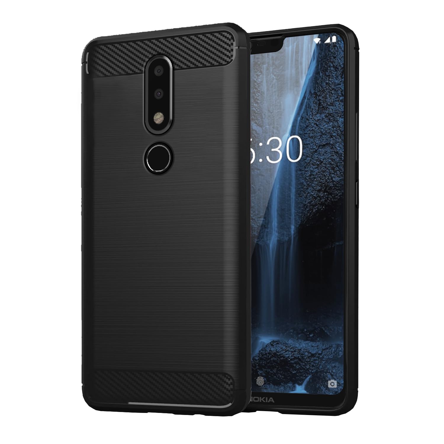 Pikkme Nokia 6.1 Plus Back Cover |Hybrid Shock Proof | Matte Soft Silicon Flexible | Back Case for Nokia 6.1 Plus (Black) (B0CL57Z1PG) Amazon Price History, Amazon Price Tracker