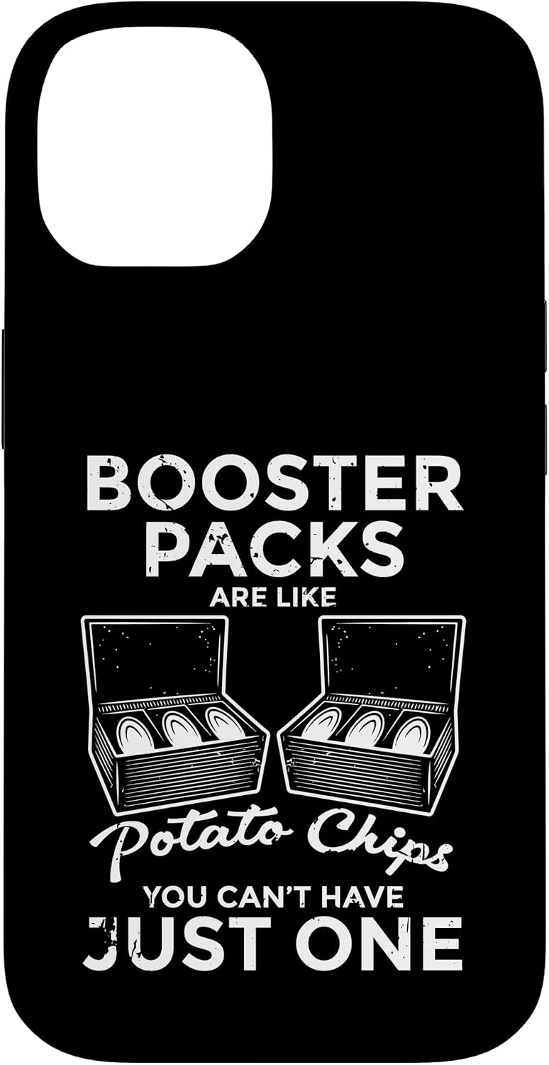 Booster Packs are Like Potato Chips Cant Have Just One TCG Case for iPhone 13 image 4