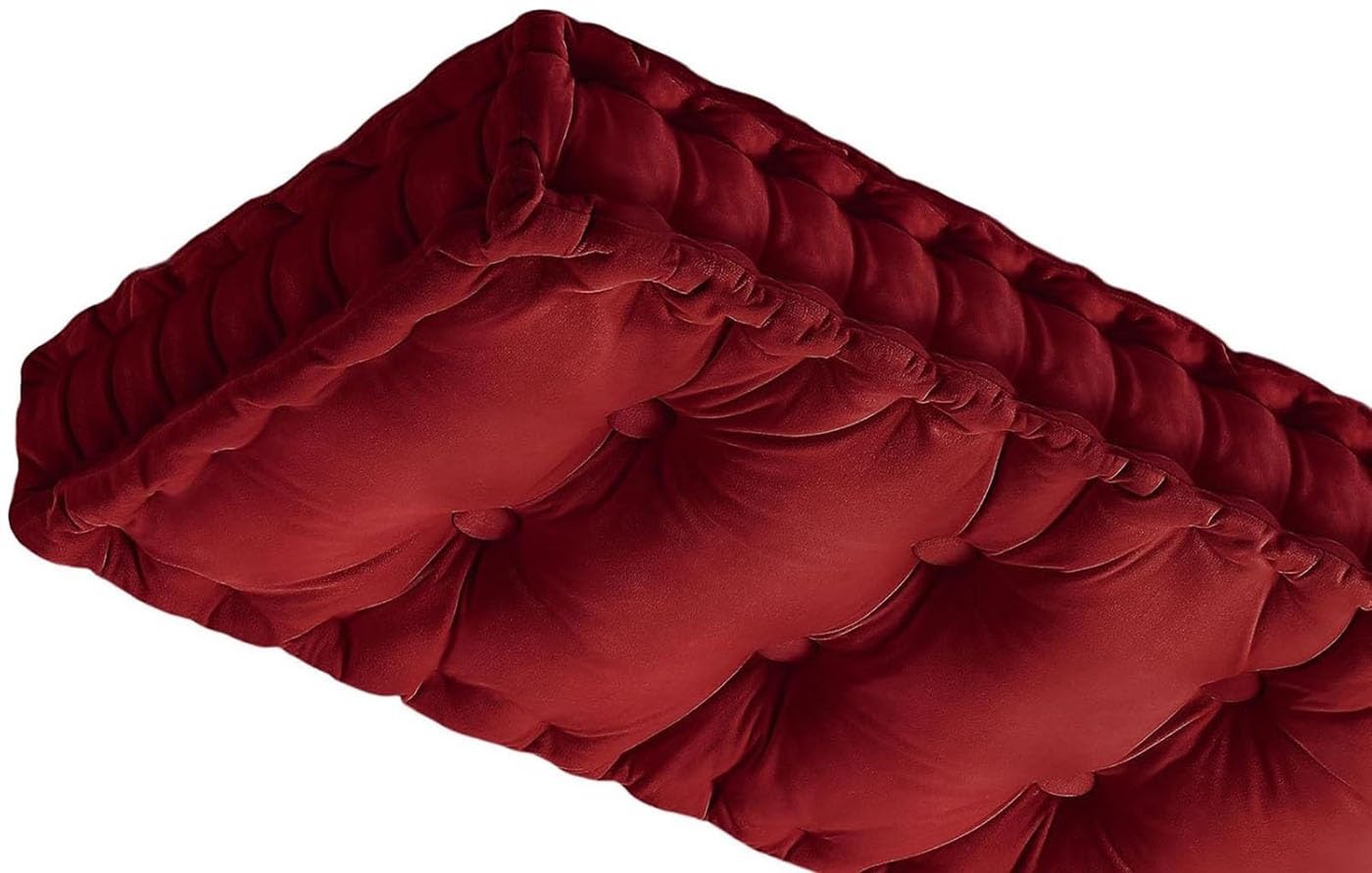Coussin de terrasse en velours 120x50 cm pour vos après-midi de détente