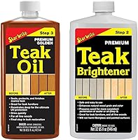 Vista 12 de STAR BRITE Aceite de teca dorada prémium de 16 onzas, sellador, conservador y acabado para teca al aire libre y otras maderas finas (085116PW)