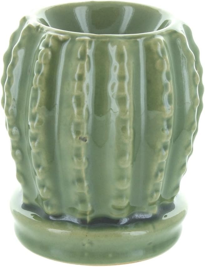 SIL Cactus Oil Burner (Green)