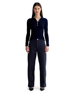 Everlane Womens The Utility Wide-Leg Pant