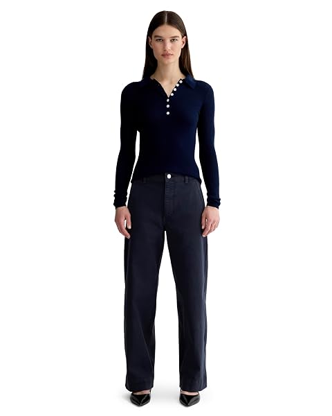 Everlane Womens The Utility Wide-Leg Pant