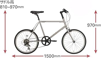Amazon | RIPSTOP(リップストップ) 自転車 ミニベロ 20インチ 小径車