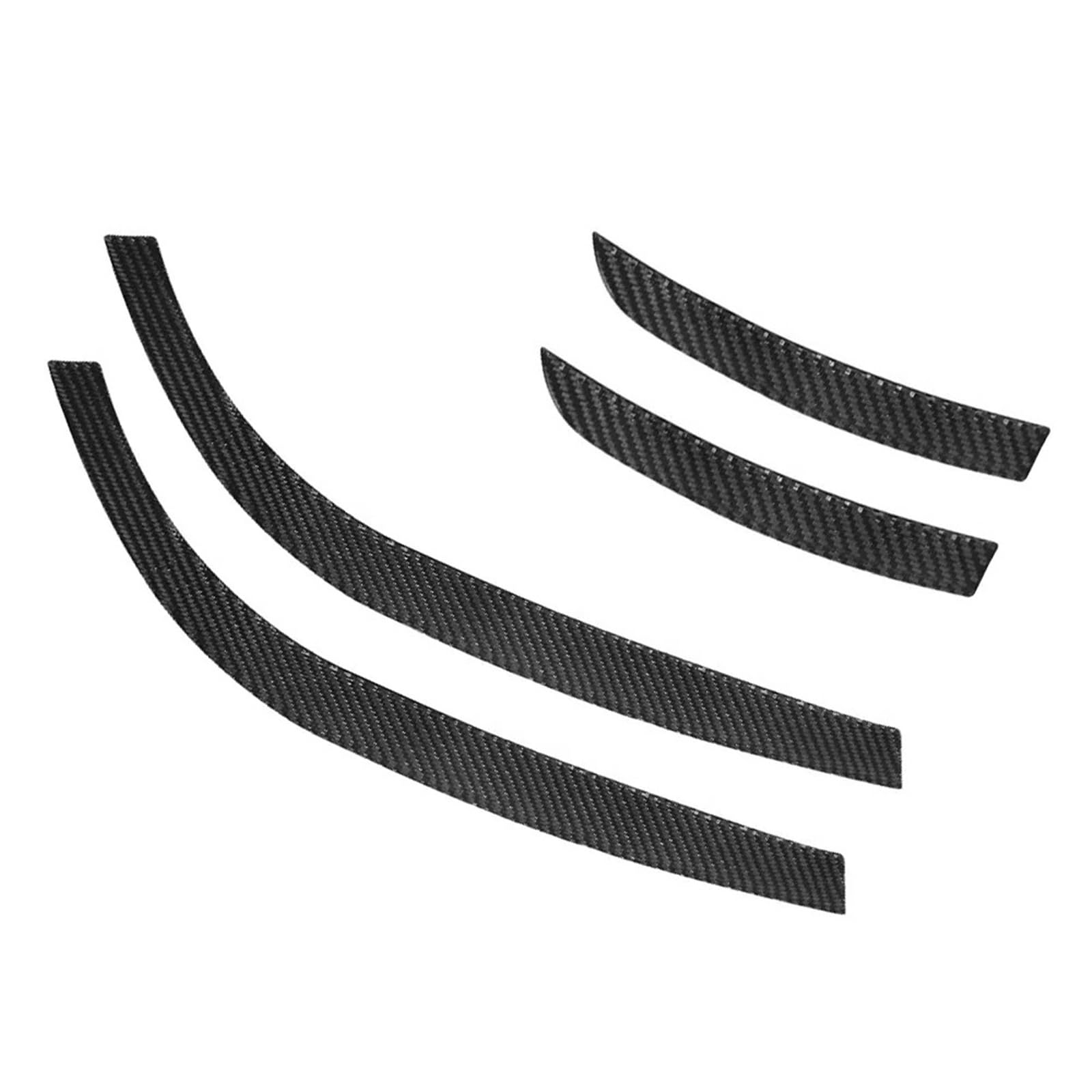 reflektor samochodowy brwi ABS Carbon Fiber Car Reflektor Lampa Brwi Powieki Wykończenie Pokrywy, dla Toyota, dla Hilux 2015 2016 2017 2018 2019 2020 2021