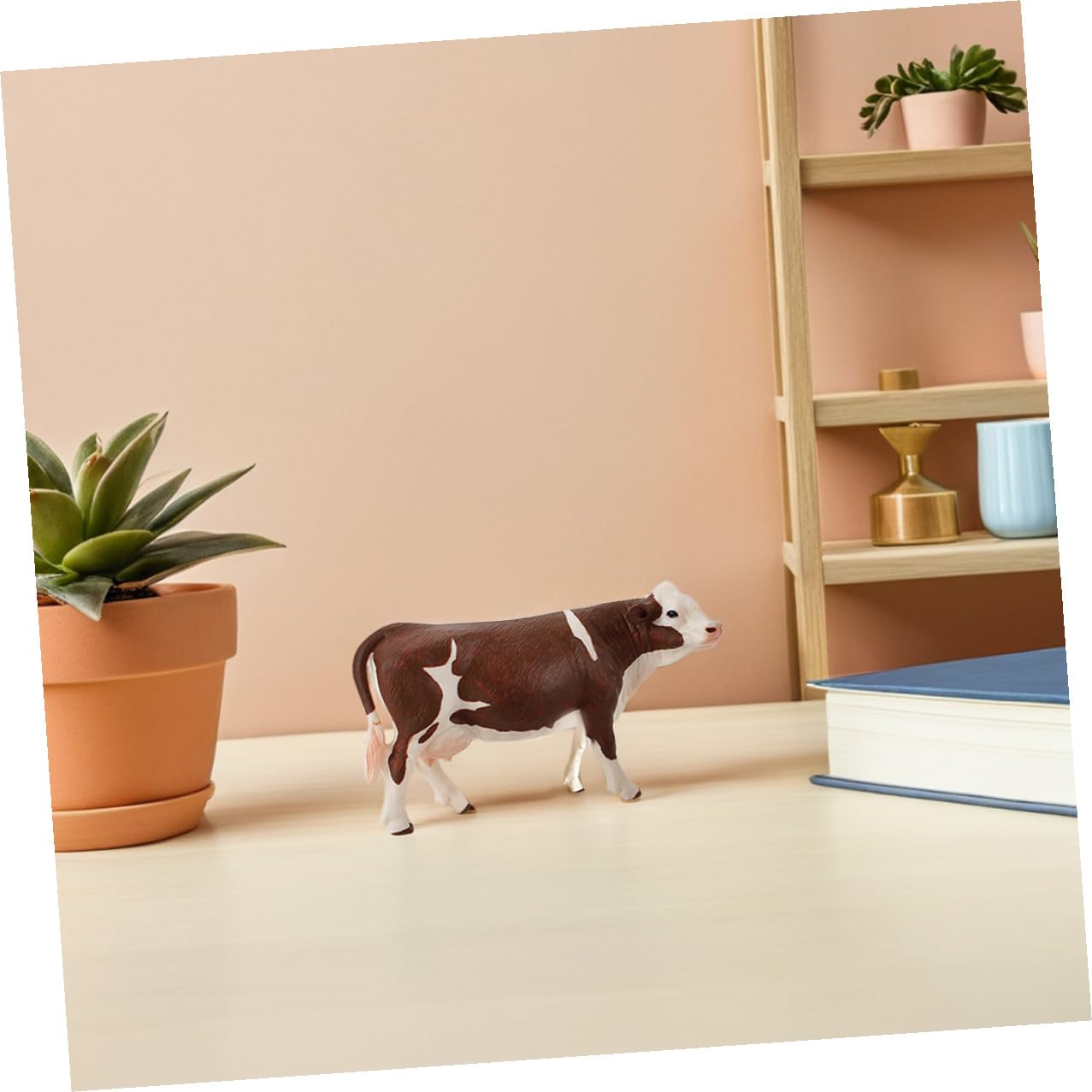 Figuras de Animales de Granja de PVC, 5 Piezas Diseño Único, Herramienta Educativa Exhibición, para Niños y Decoración